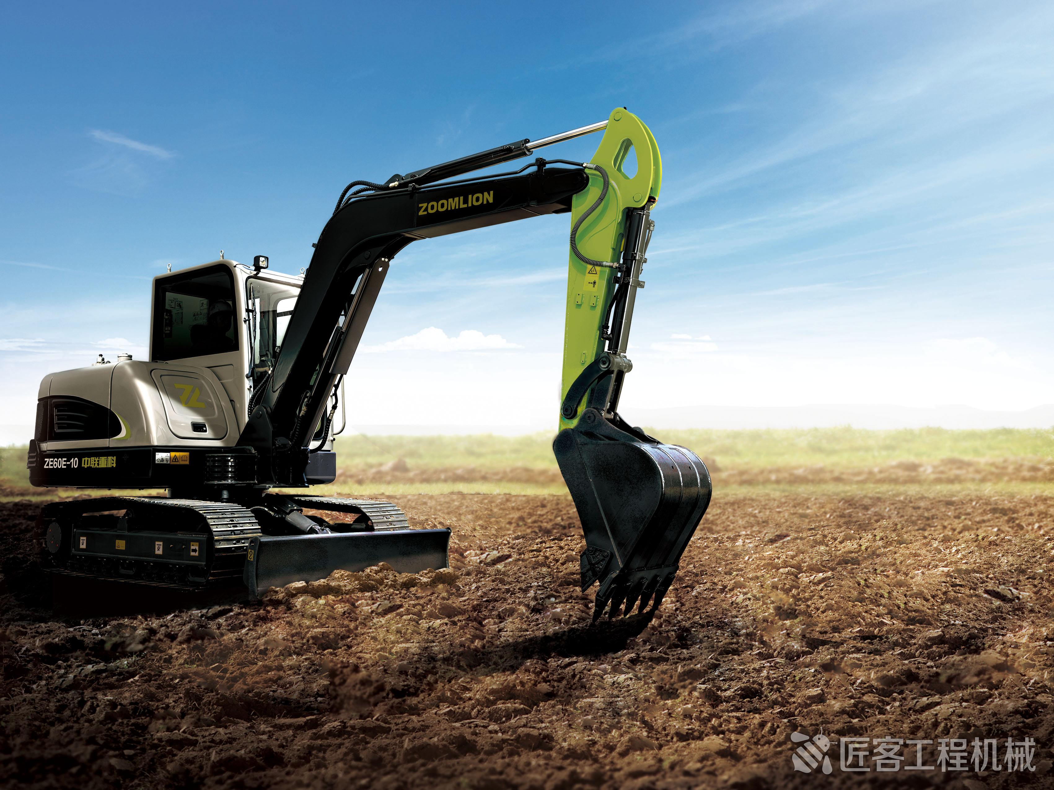 灵动有我 中联重科ZE60E-10型履带式挖掘机荣登Top50，获“中国工程机械”权威认可